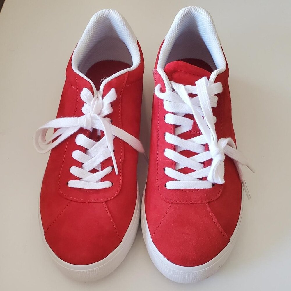H&M Red "suede" Sneakers - Picture 3 of 7